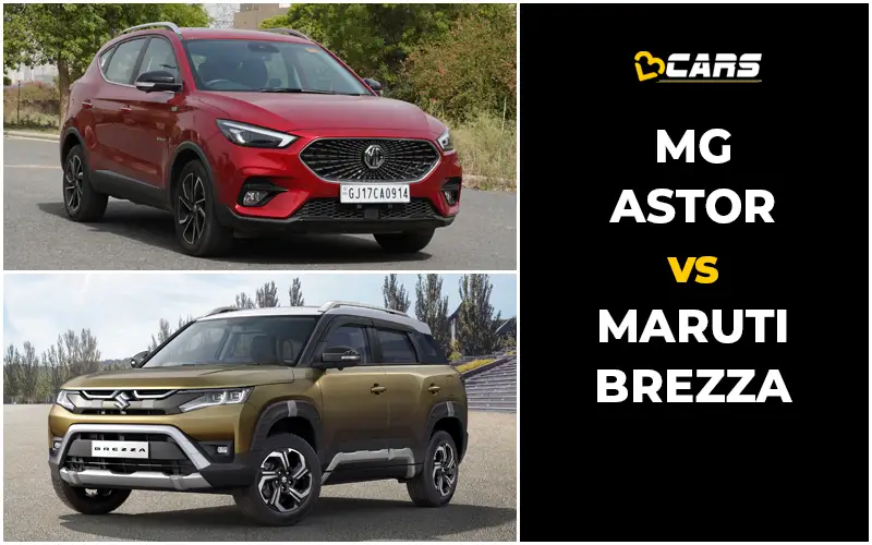 MG Astor Vs Maruti Suzuki Vitara Brezza